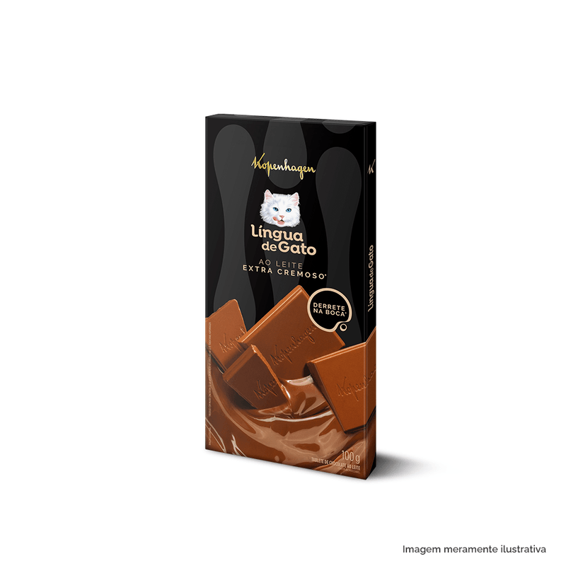 Língua de Gato Tablete Extra Cremoso (100g)